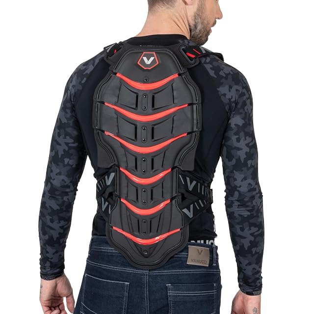 Vanucci VXP-4 back protector, ventilated construction