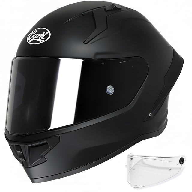 Cyril R1 full-face helmet, front view