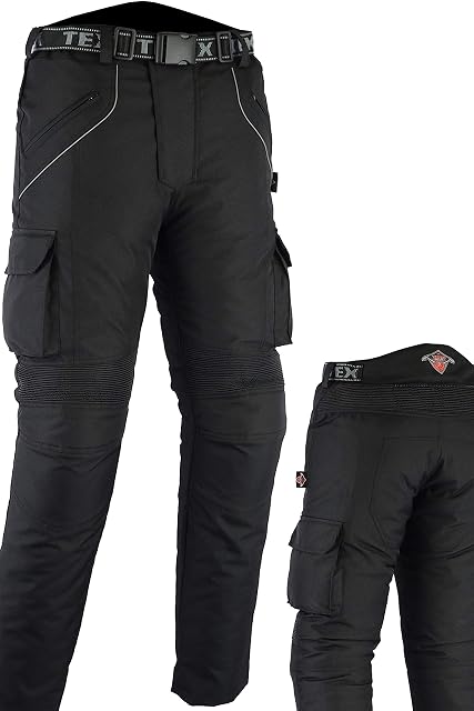 Texpeed Cordura cargo riding trousers in black